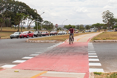 Bicicleta na ciclovia