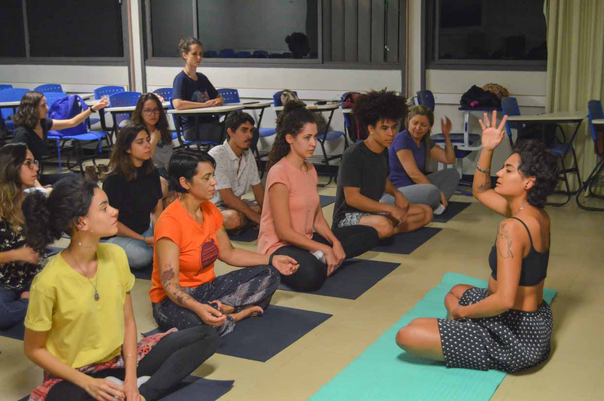 FAC sedia projeto voluntário e colaborativo de meditação. Foto: Agência Facto